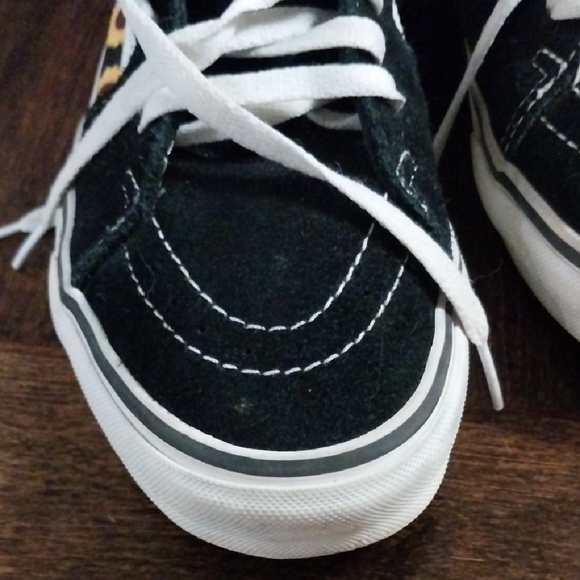 Vans Black and White Sunflower High-Tops - Picture 9 of 13